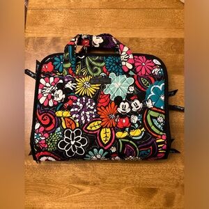 Vera Bradley Disneyland Mickey Minnie travel makeup bag